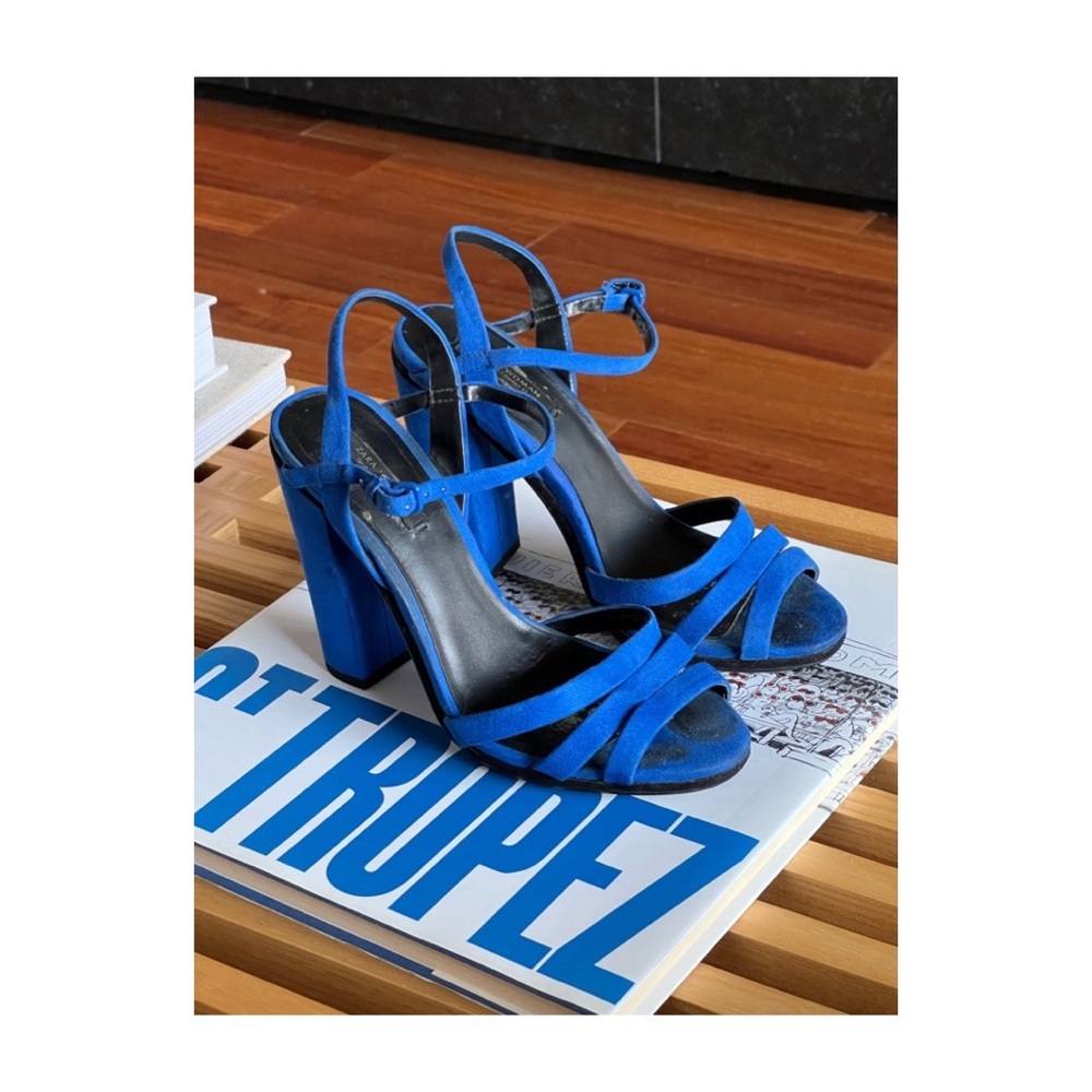 Zara Electric Blue Heels